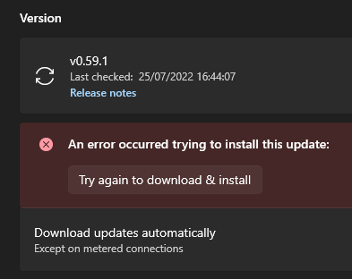 Update failed · Issue #19588 · microsoft/PowerToys · GitHub
