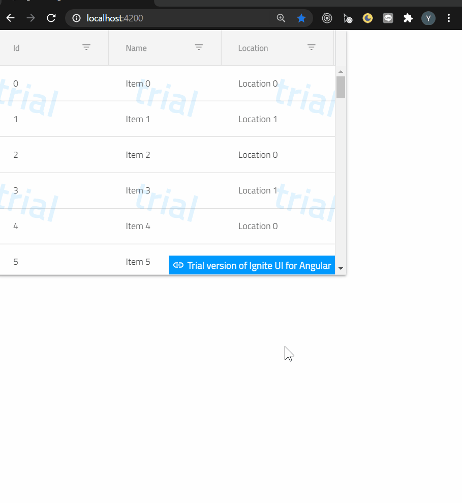 IgxGrid ExcelStyleFilter dialog does not show items correctly · Issue ...