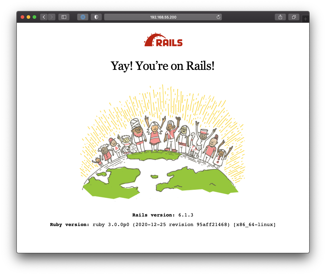 Rails 6.1.3 / Ruby 3.0.0
