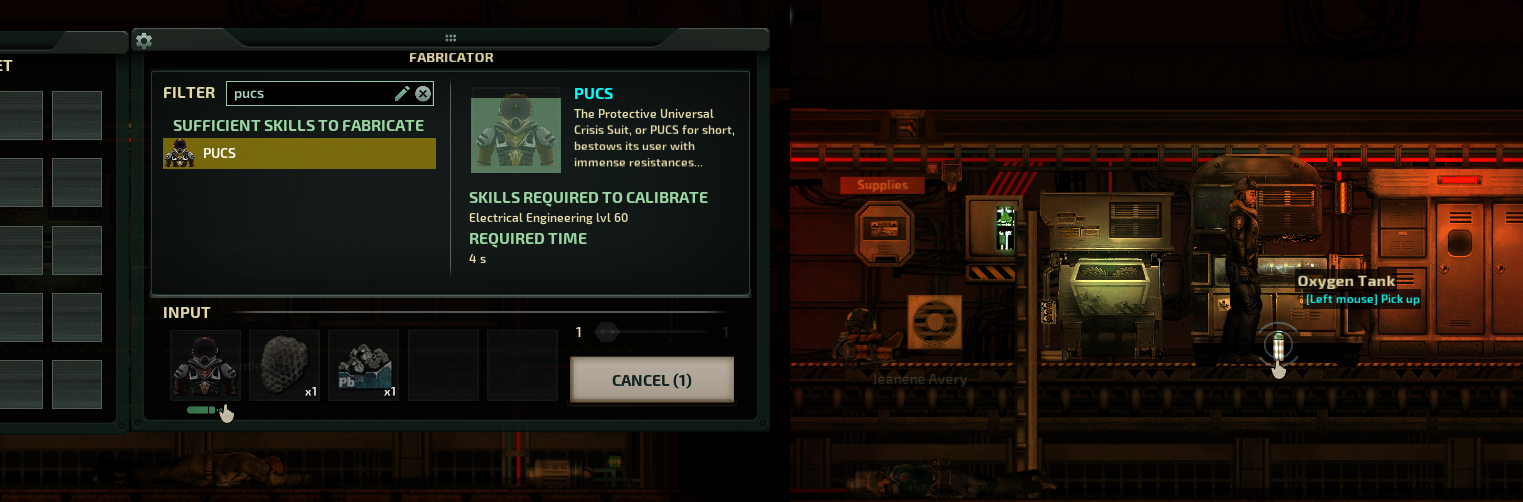 When making pucs oxygen tank disappears from combat diving suit · Issue