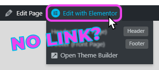 no-link-edit-with-elementor