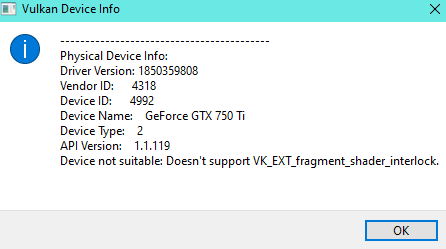 Unsupported Vulkan Extension in 750Ti · Issue #913 · jpd002/Play- · GitHub