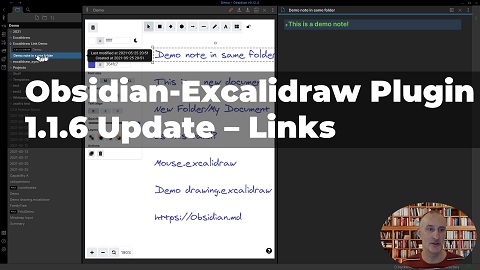 Obsidian-Excalidraw 1.1.6 - Links