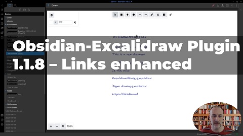 Obsidian-Excalidraw 1.1.8 - Links enhanced
