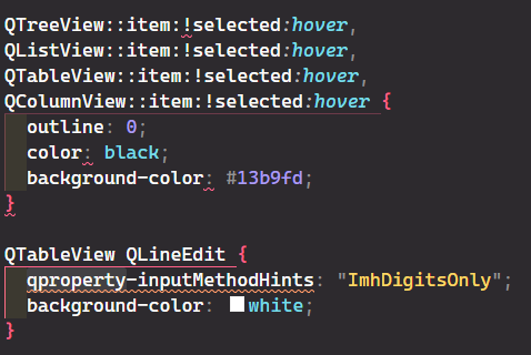 请问，{qproperty !} 这些关键字能加入智能感知吗？ · Issue #1 · PyQt5/QSSEditorVsCode · GitHub