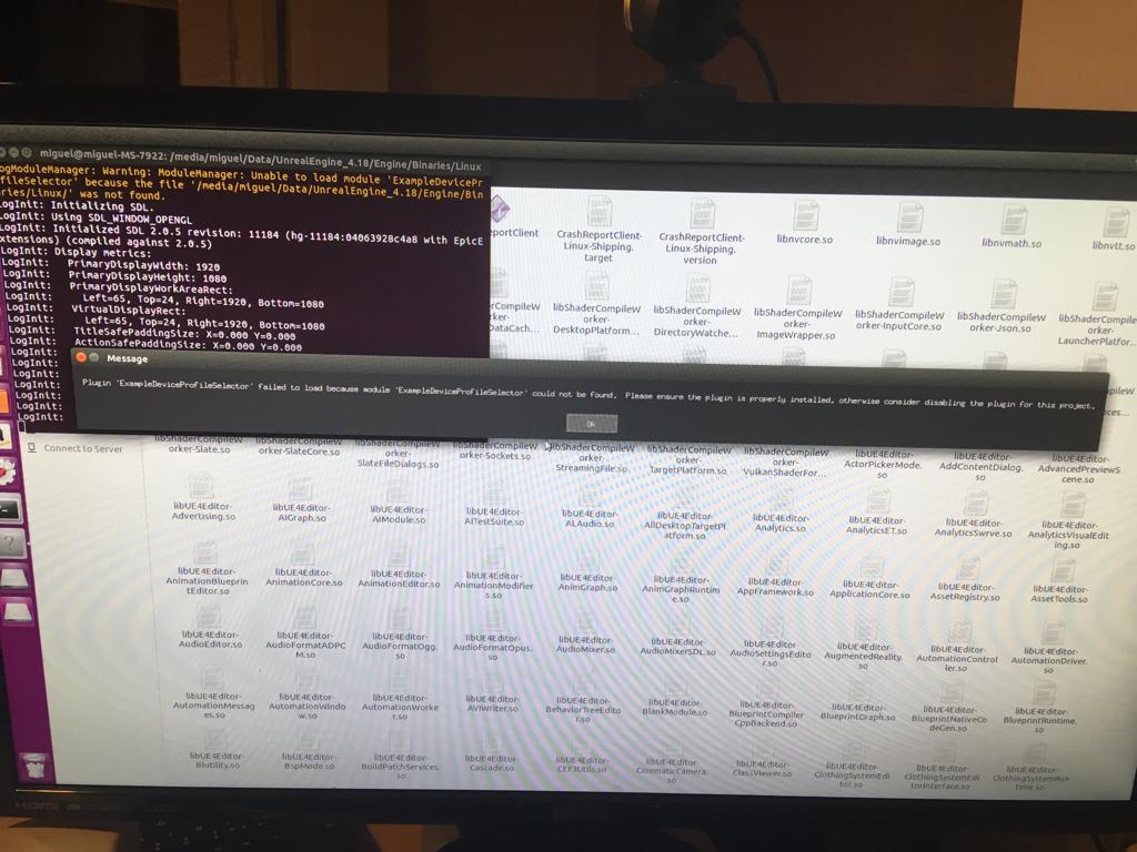Example profile device selector' failed to load · Issue #883