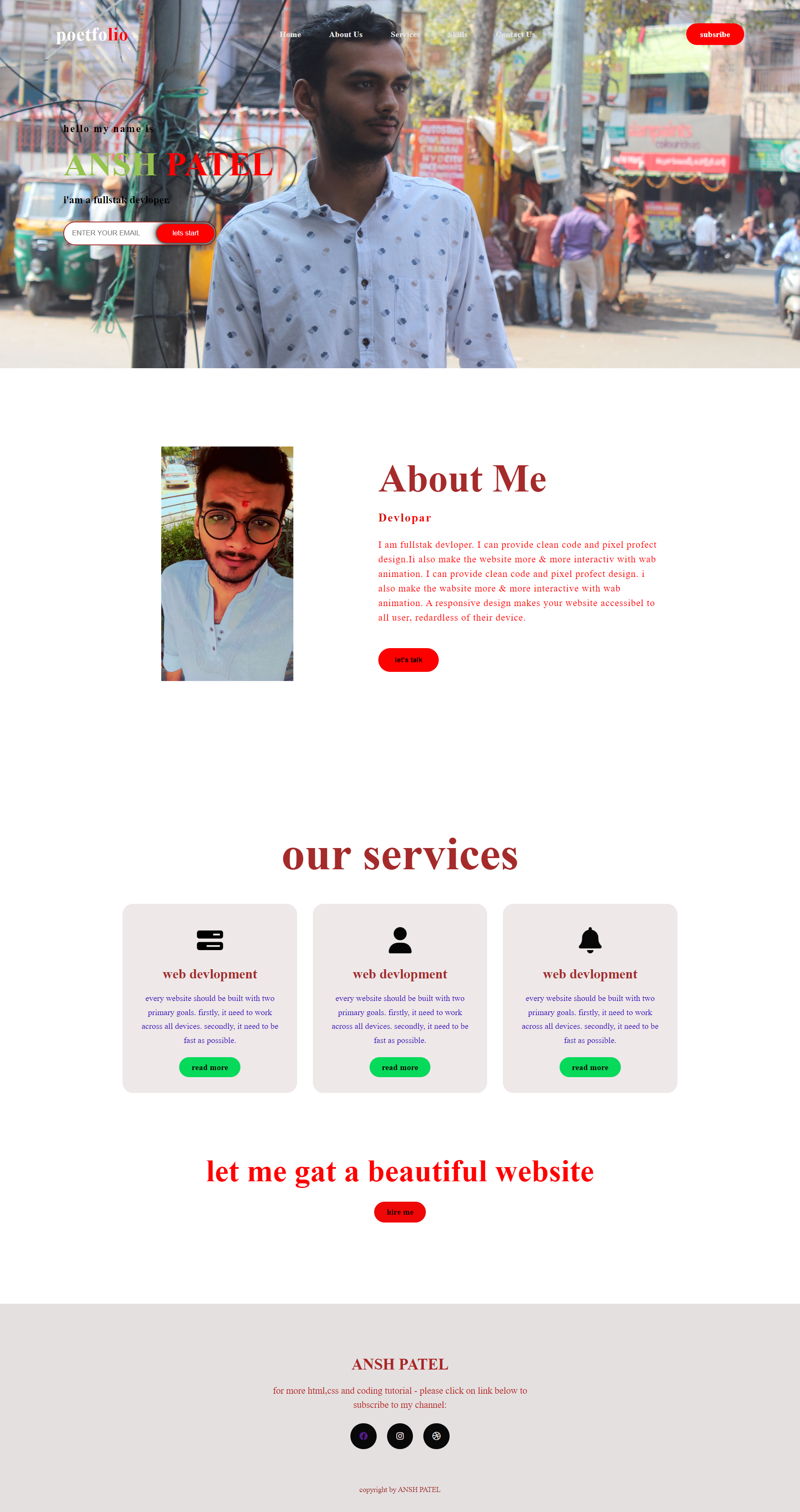 GitHub - Ansh-02/my_portfolio