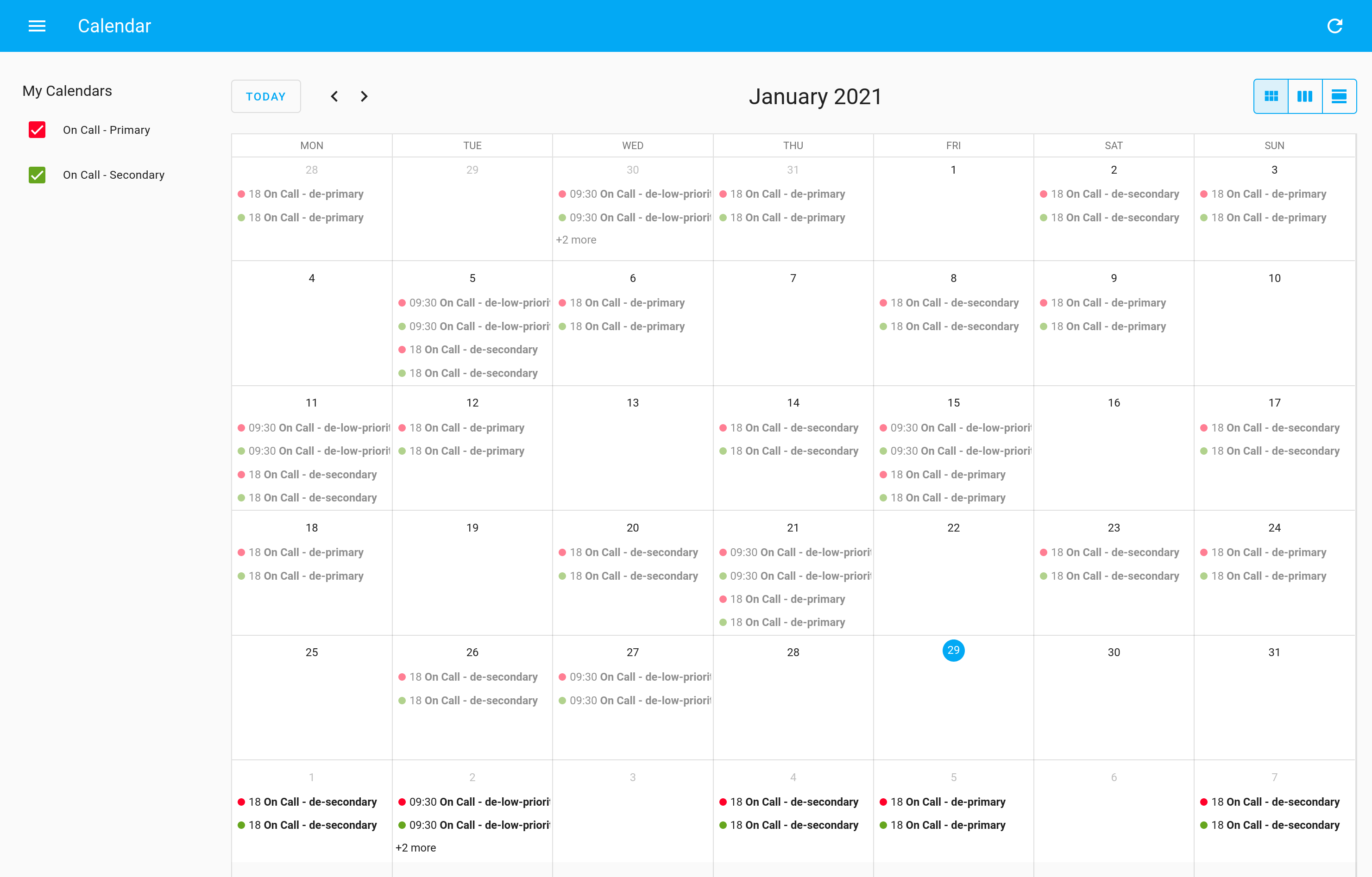 Only show matching caldav events in calendar by inytar · Pull Request