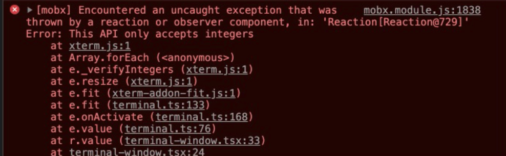 Dashboard stays blank because of xtermjs fit error · Issue #1891 ...