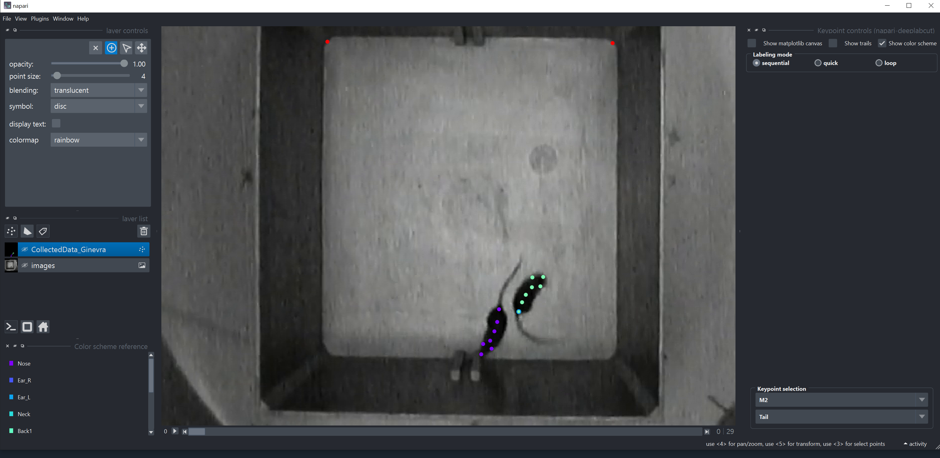 Multianimal Pose Tracking: Request for Individualized Colormap for Each ...