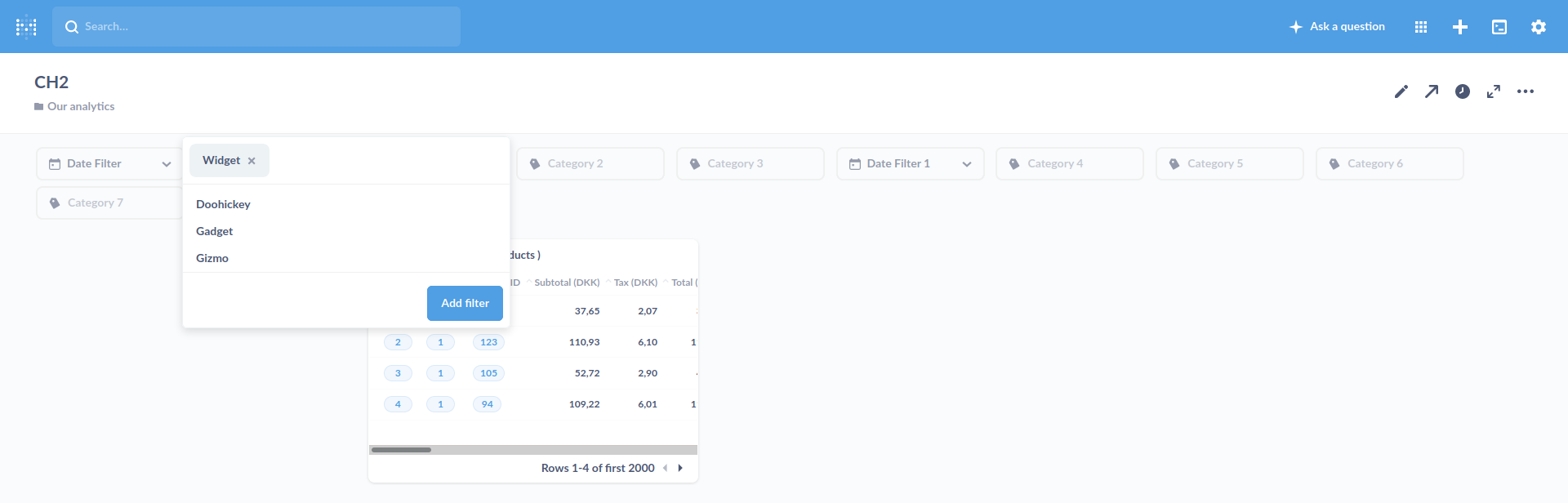 Dashboard filters break query on Saved Question with join, if filter is