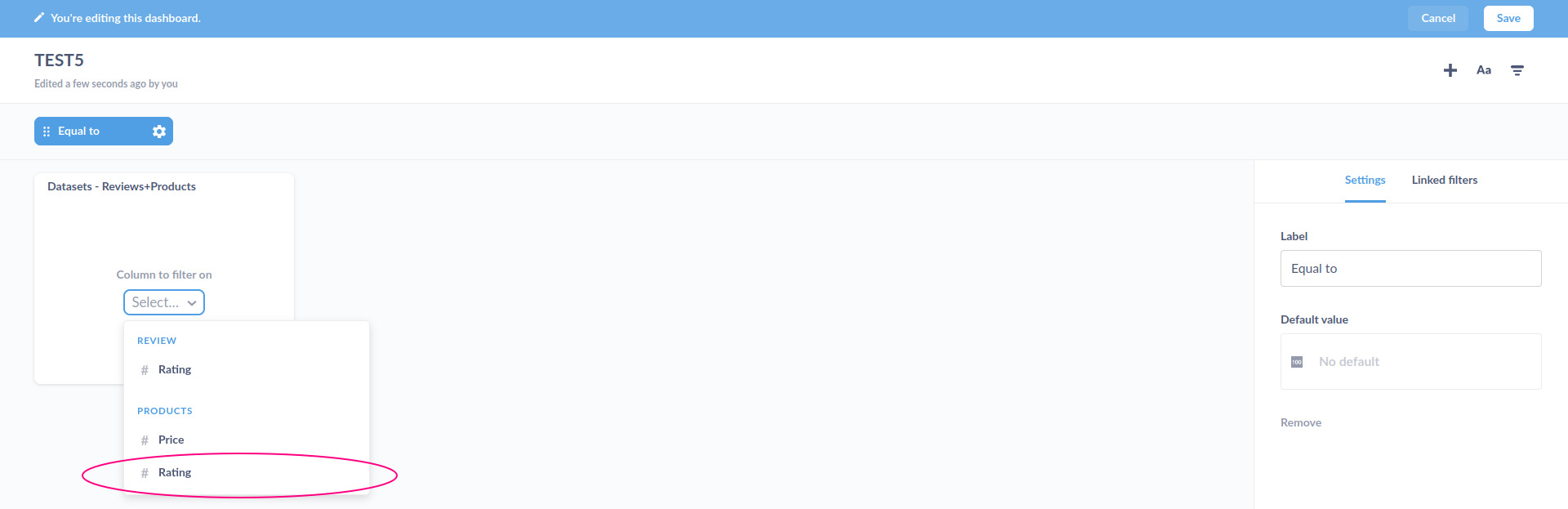 Models does not respect the Metadata column name, but shows the ...