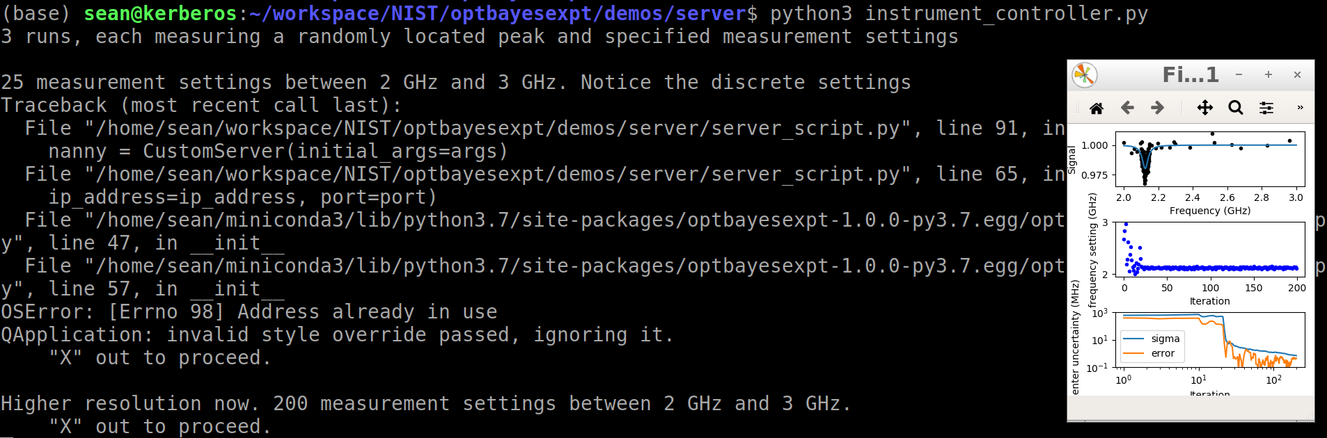 Sockets on Linux · Issue #2 · usnistgov/optbayesexpt · GitHub