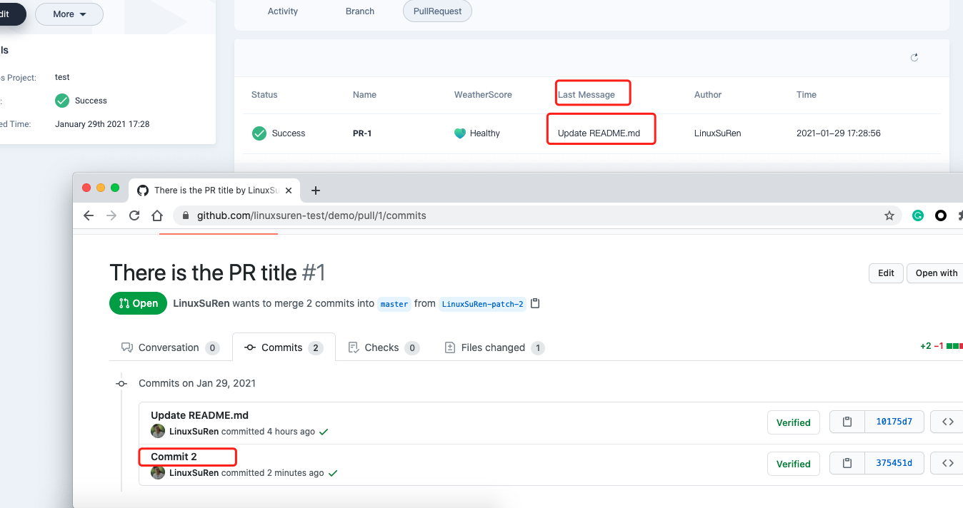 Incorrect commit message of GitHub multi-branch Pipeline · Issue #3328 ...
