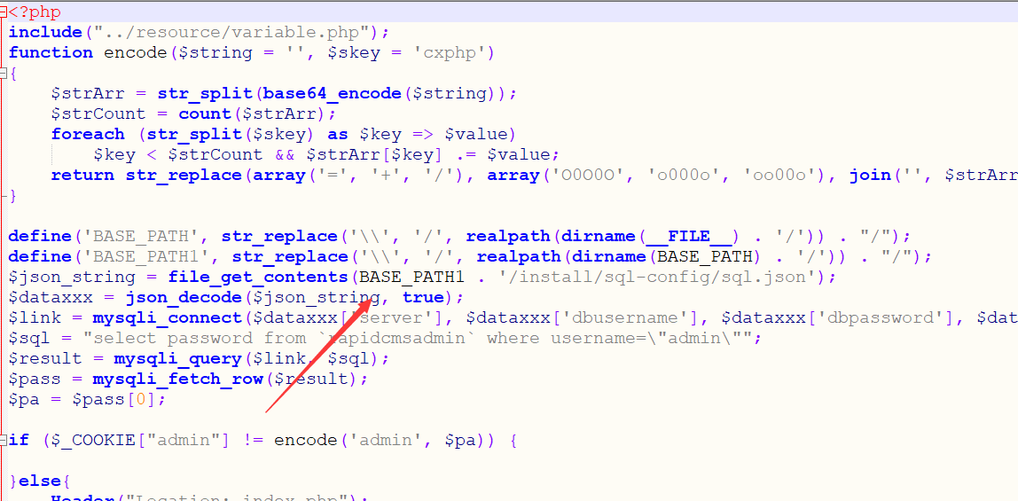 The database configuration information is leaked by /install/sql-config ...