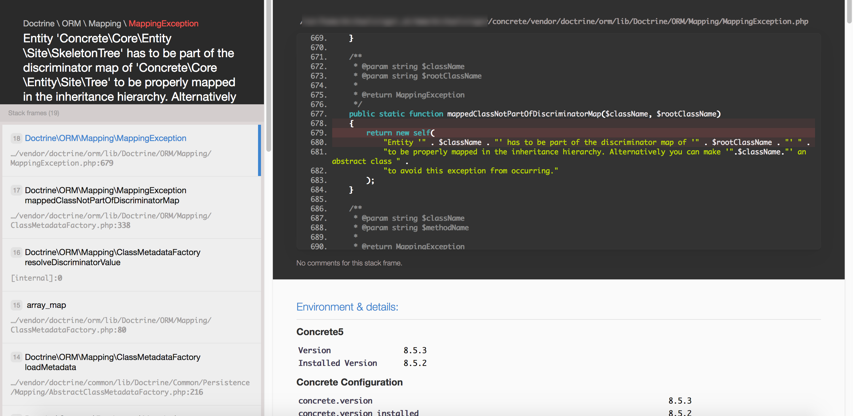 8.5.3 - Upgrading from 8.5.2 throws exception · Issue #8729 ...
