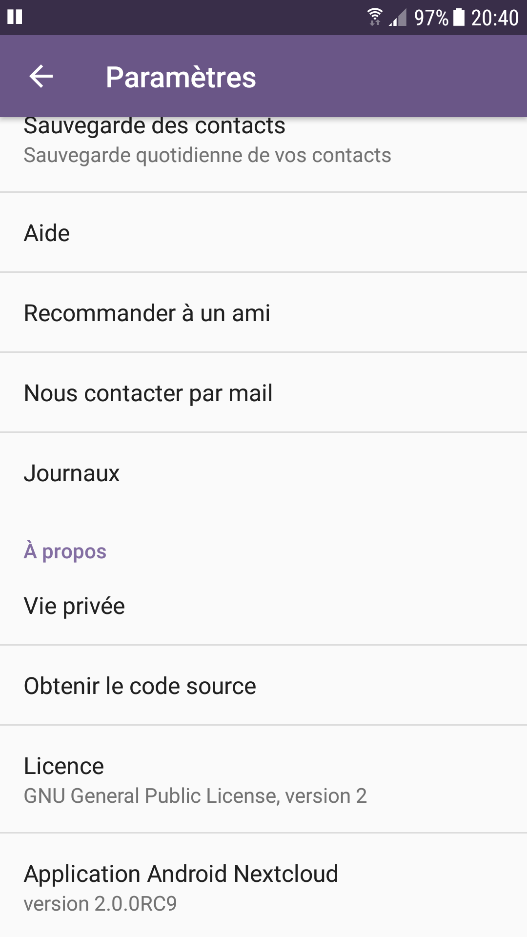 settings - not enough clear difference between title and entries