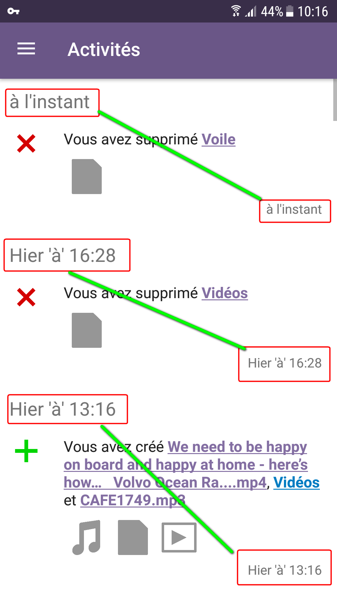 same info displayed twice