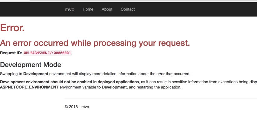 Some UI love to error pages · Issue #5412 · dotnet/aspnetcore · GitHub