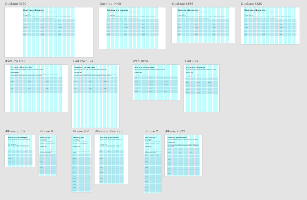 Bootstrap Grid Xd