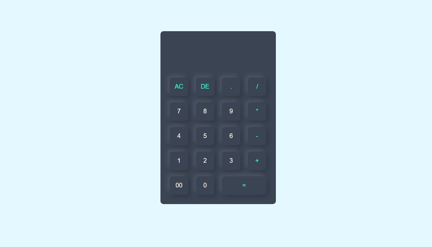 GitHub - BiaAkemi/HTML-CSS-Calculator: Simple calculator using HTML and ...