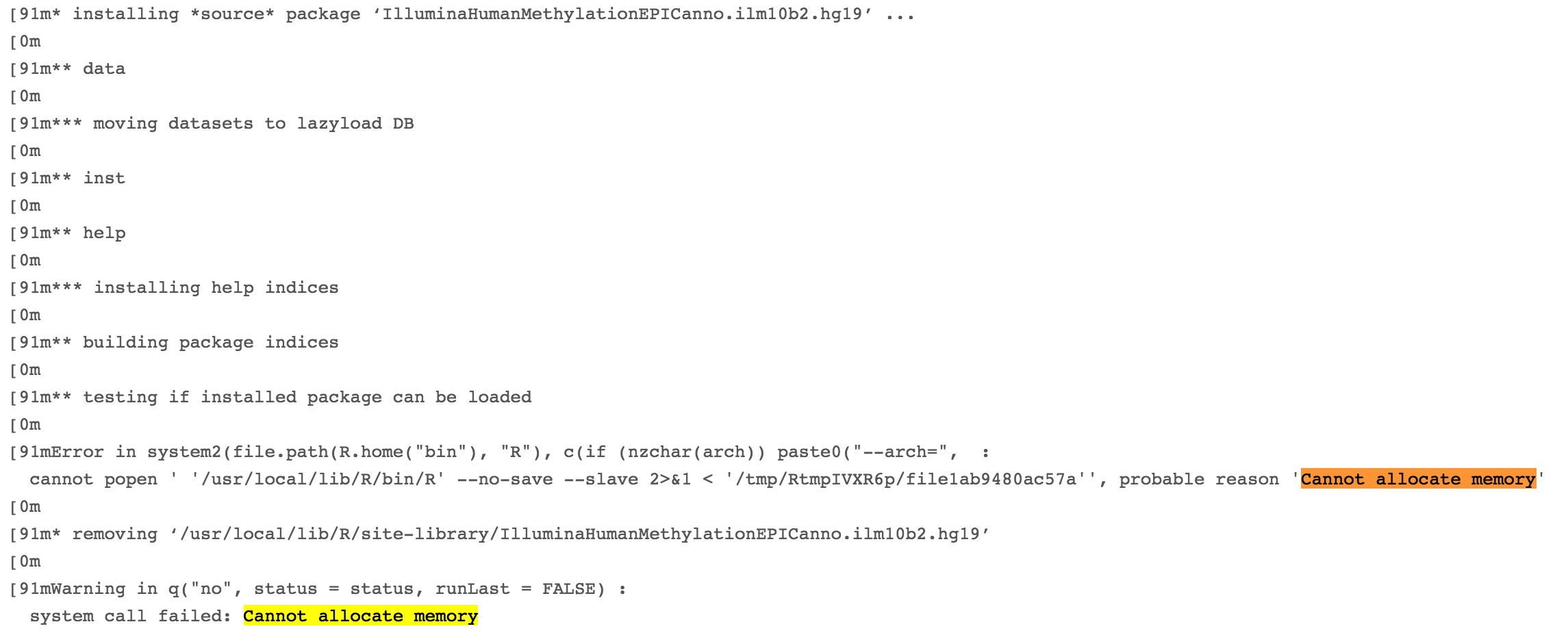 Cannot allocate memory · Issue #1303 · docker/hub-feedback · GitHub