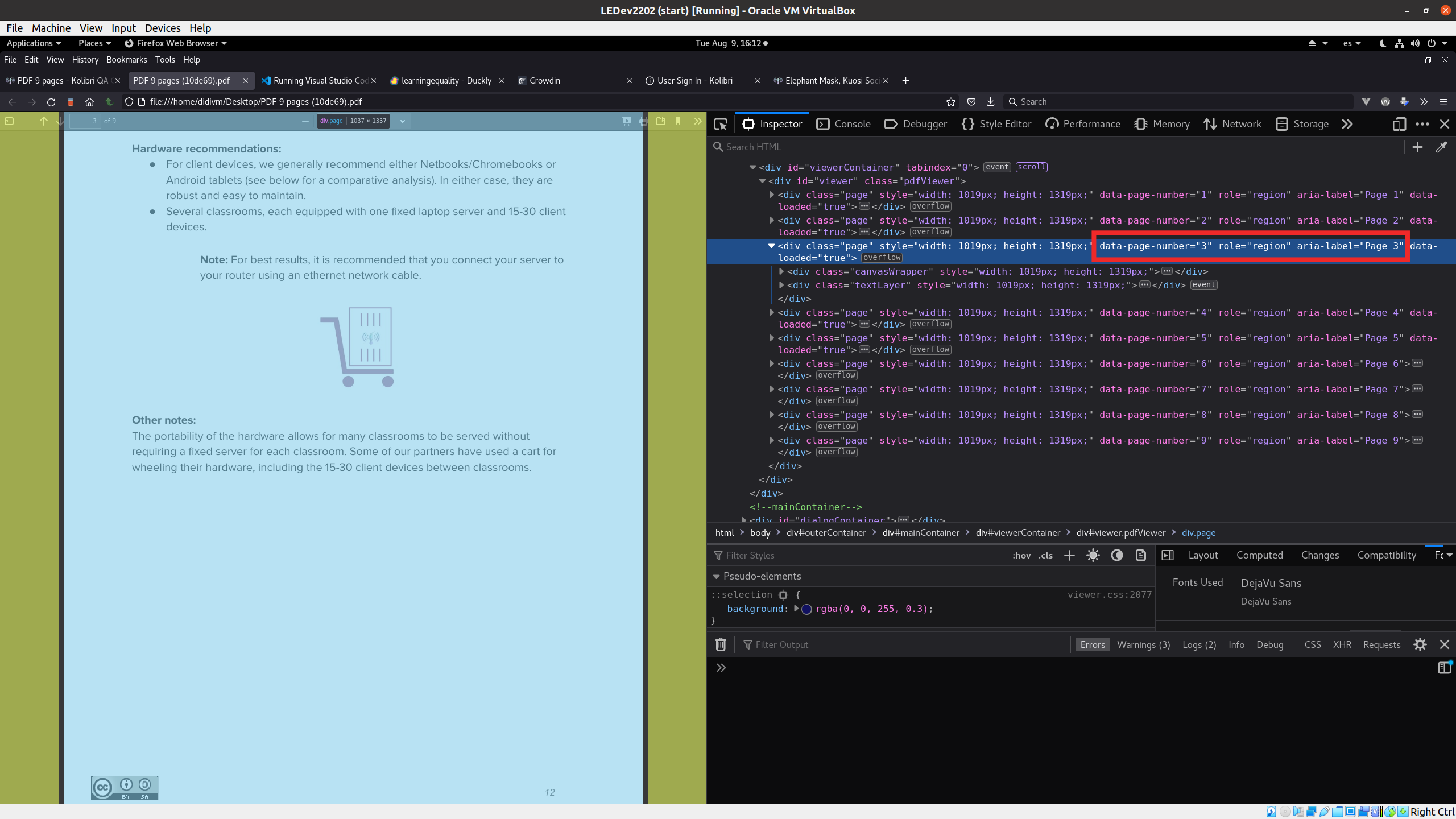 LEDev2202 (start)  Running  - Oracle VM VirtualBox_003