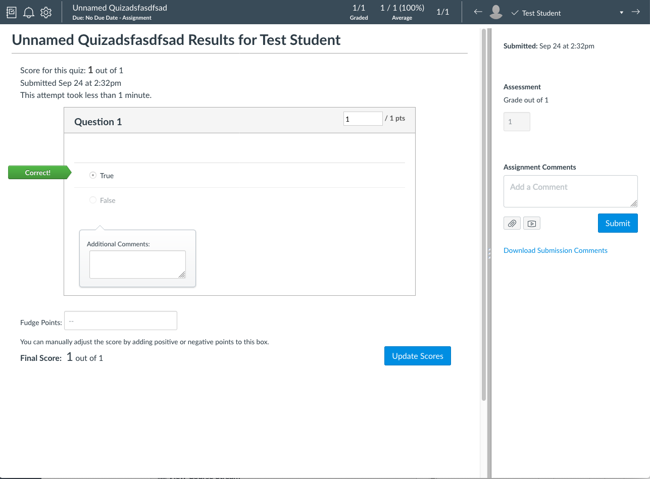 CSS for quizzes in SpeedGrader™, Course Wizard not loading · Issue