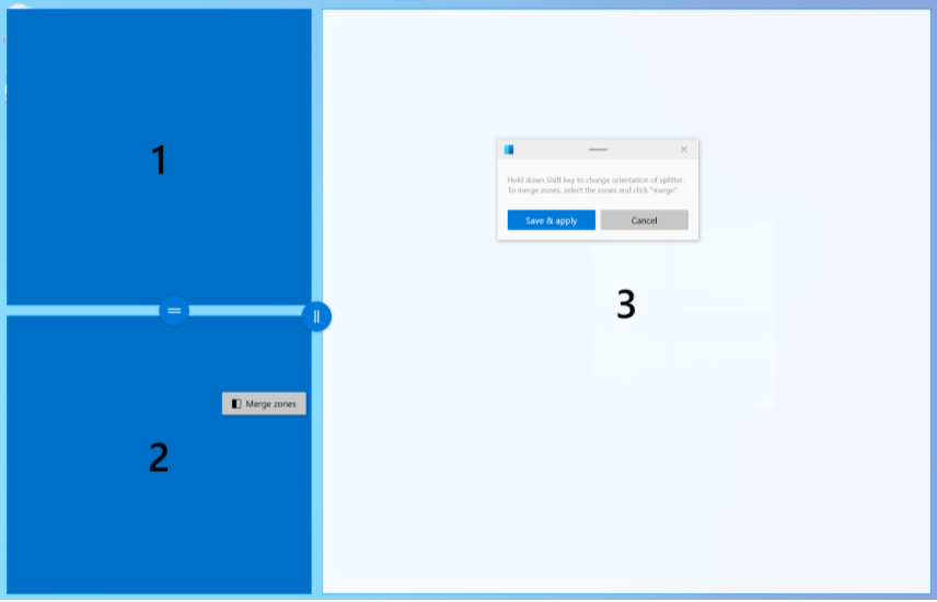 Documentation is unclear that you should merge a zone instead of