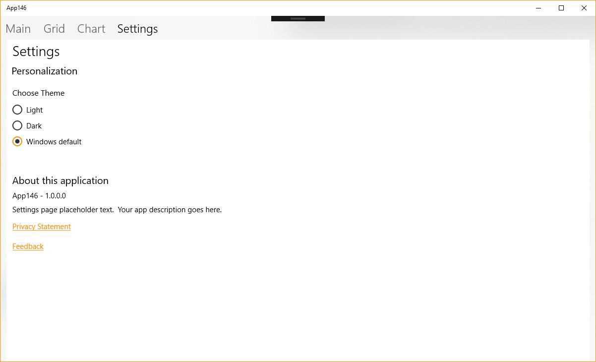 Settings page has white background set, different than rest · Issue