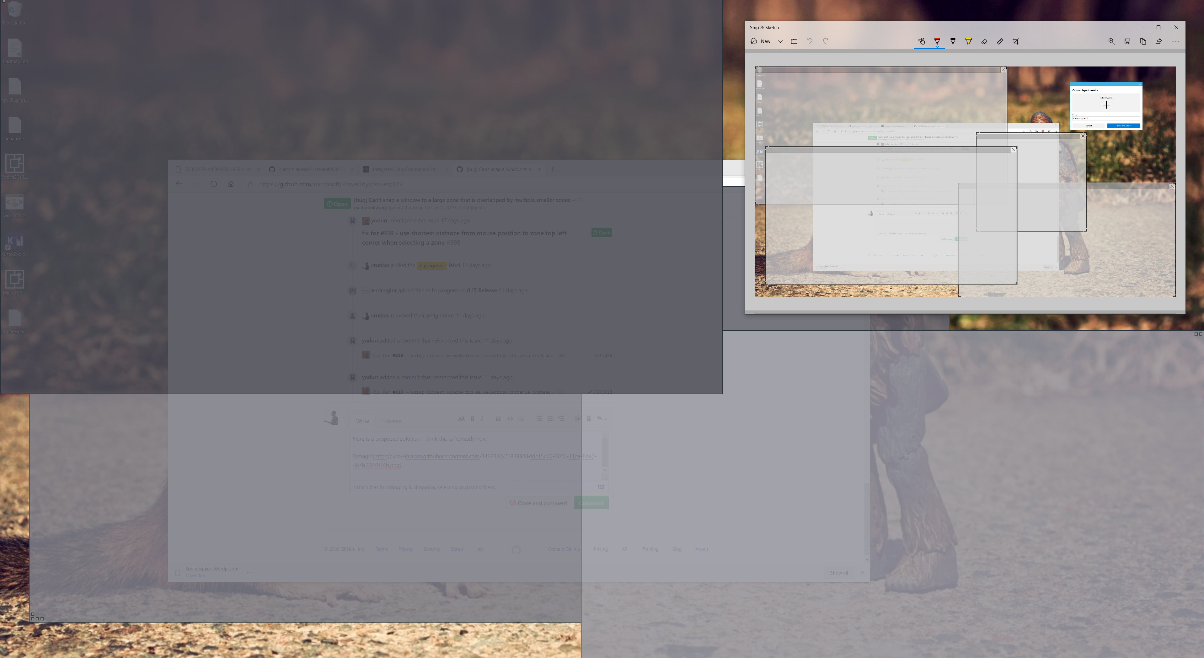 [FancyZones] Zones are drawn in two different rendering orders for editor vs shiftdisplay