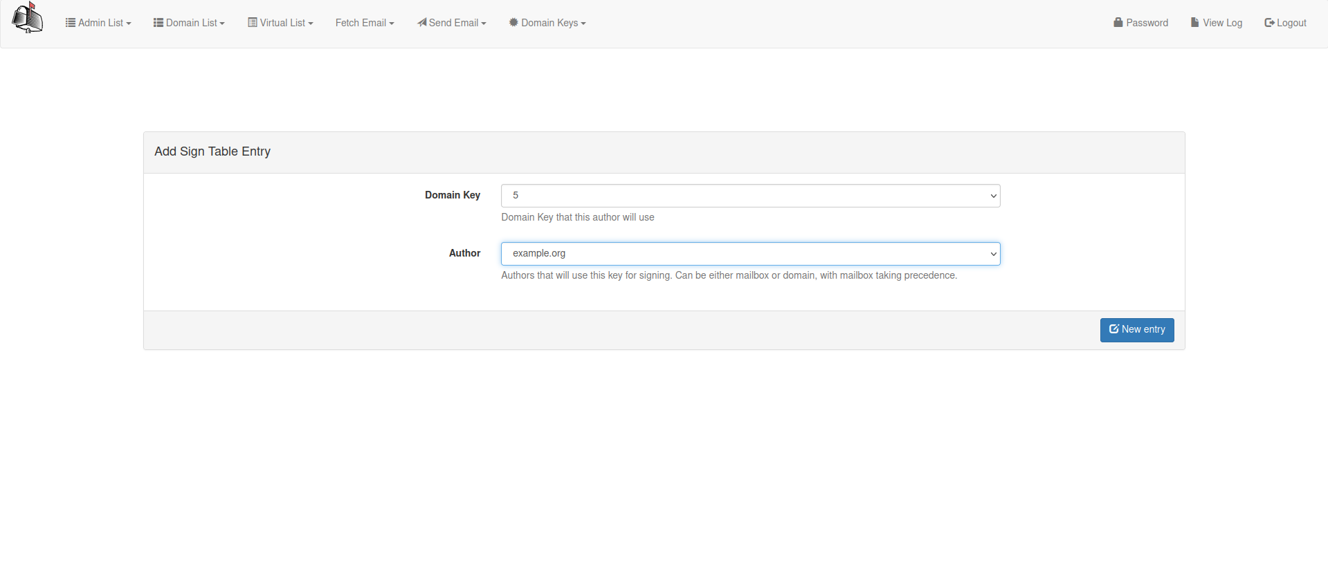 dkim-add-sign-table-entry