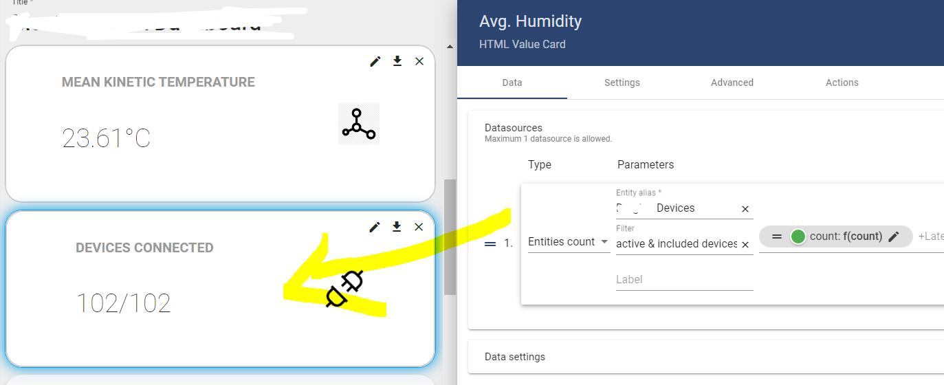 how to get total count , active count and inactive count of devices ...