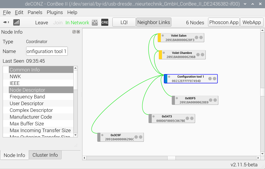 Profalux roller shutters remotes not working if deCONZ is not running