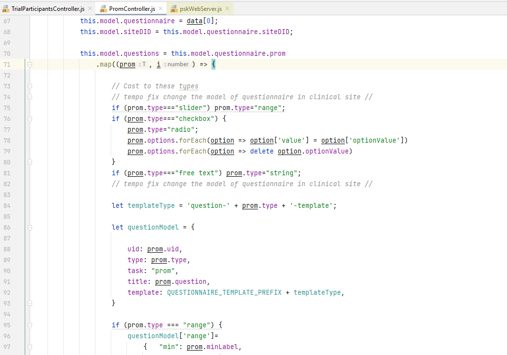 [Patient App] Refactor PromController and PremController · Issue #347 ...