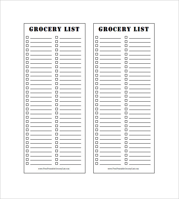 grocery-list-template