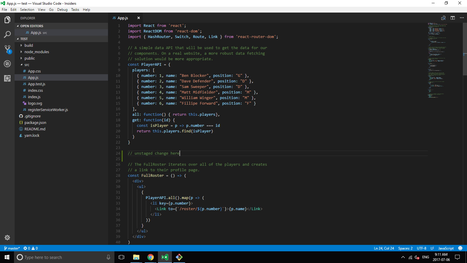 Git gutters should update after committing a staged file · Issue #30148 ...