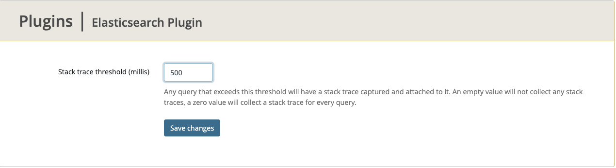 Elastic search plugin stacktrace logging not wokring when we ...