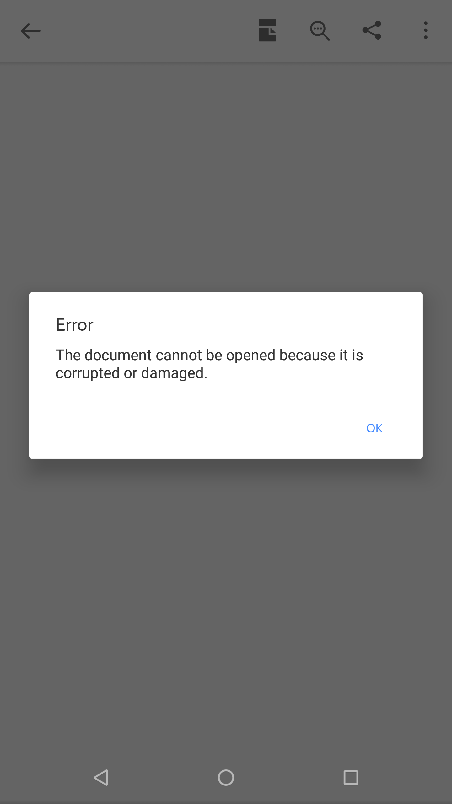 Corrupt PDF