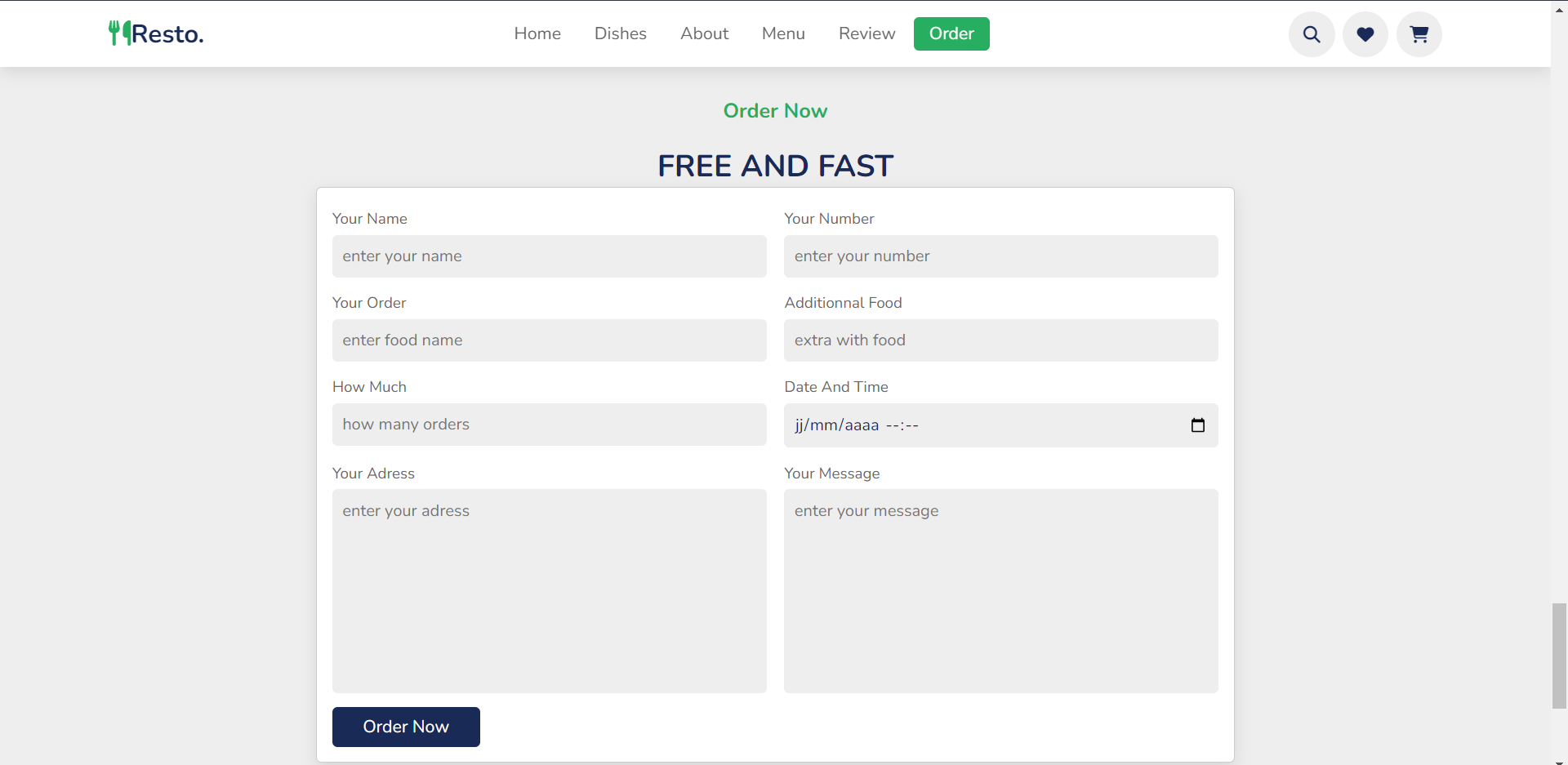 GitHub - WeoCor/WebSite-Food-Responsive: Website food Reponsive with ...