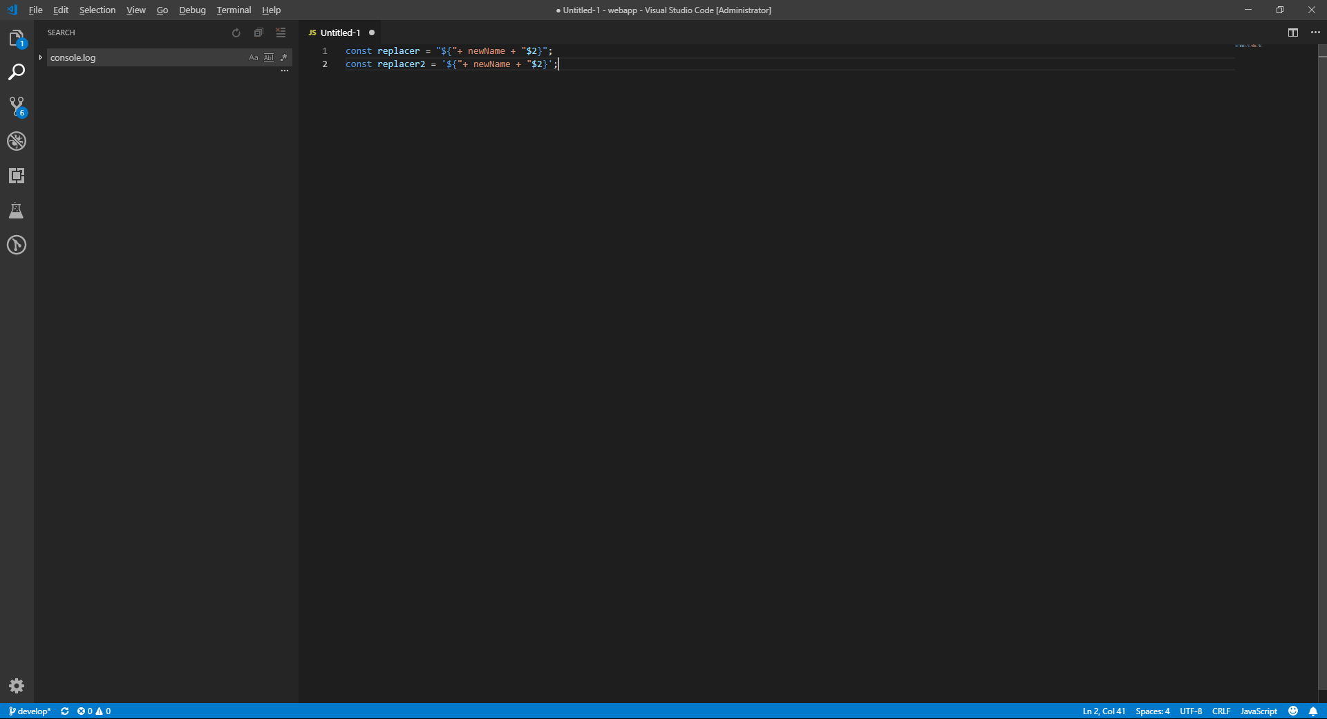 Color syntax issue for "${" in simple or double quotted string · Issue ...
