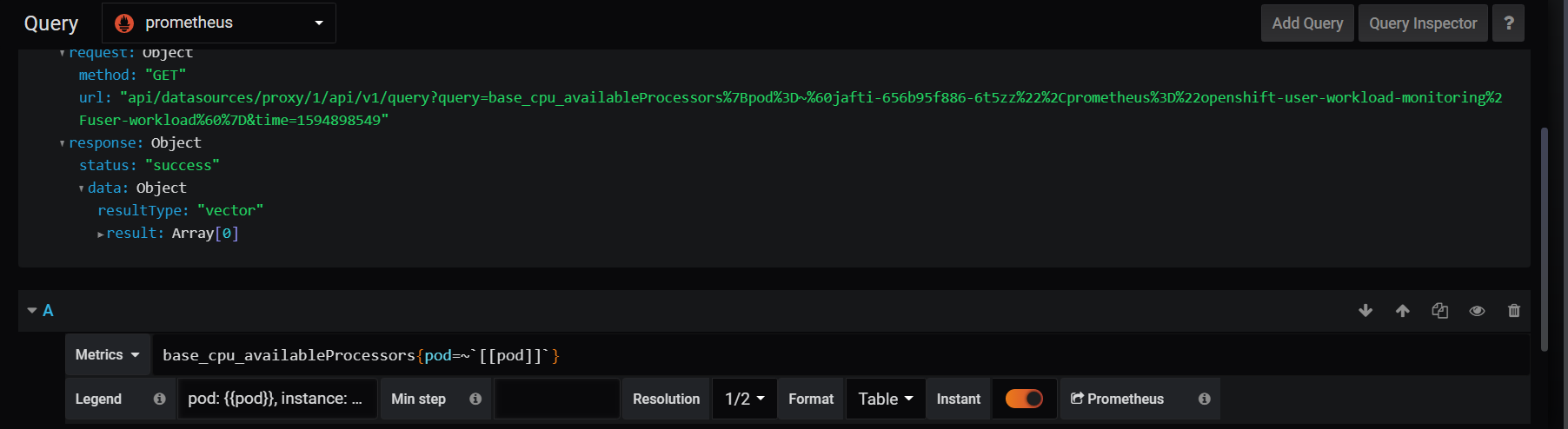Grafana support thanos prometheus datasource · Issue #190 · OpenLiberty ...