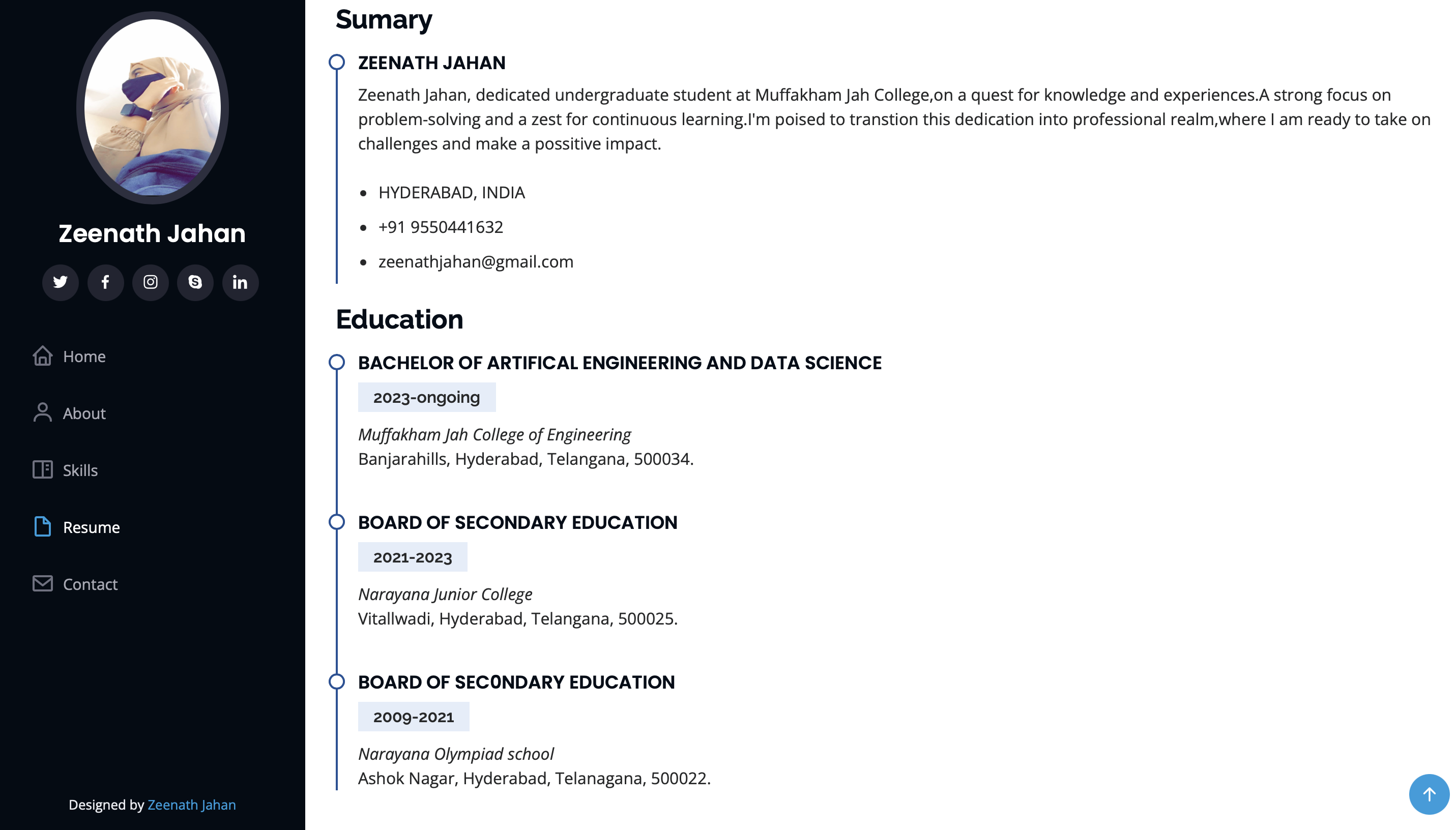Github Zeenathjahan Portfolio Github Zeenathjahan Portfolio