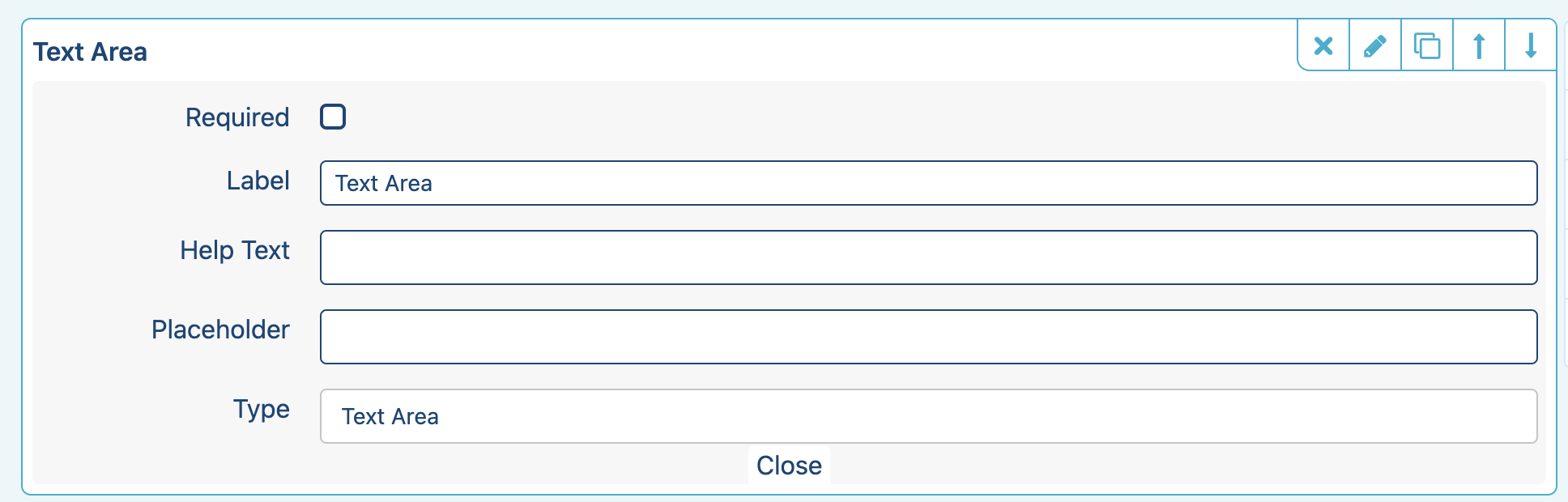 Text Area Subtype not being disabled · Issue 1484 · kevinchappell