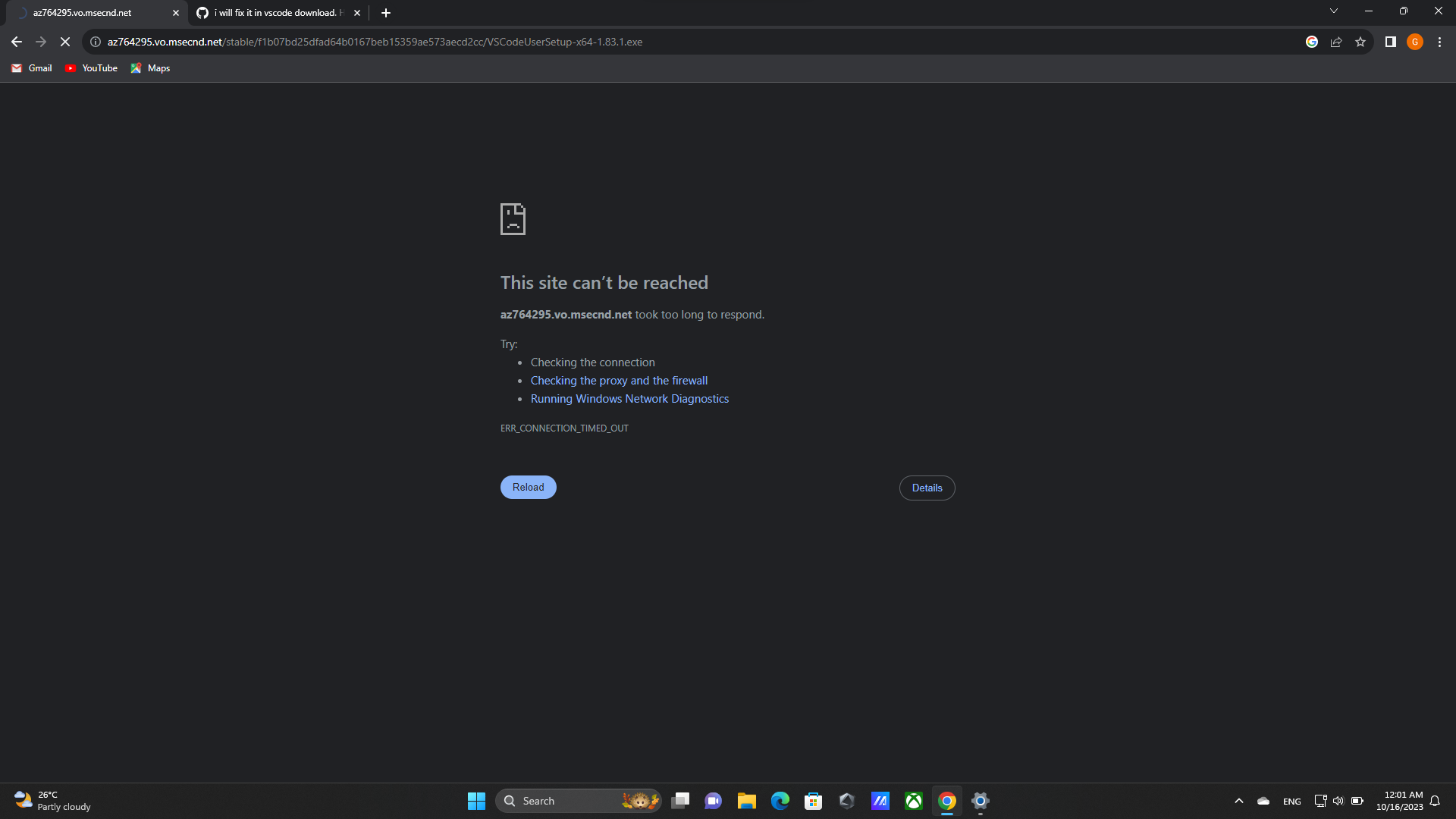 I will fix it in vscode download how can i do this when the website is
