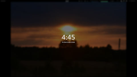 Very small full screen timer on ongoing pomodoro break in 3.36 · Issue ...