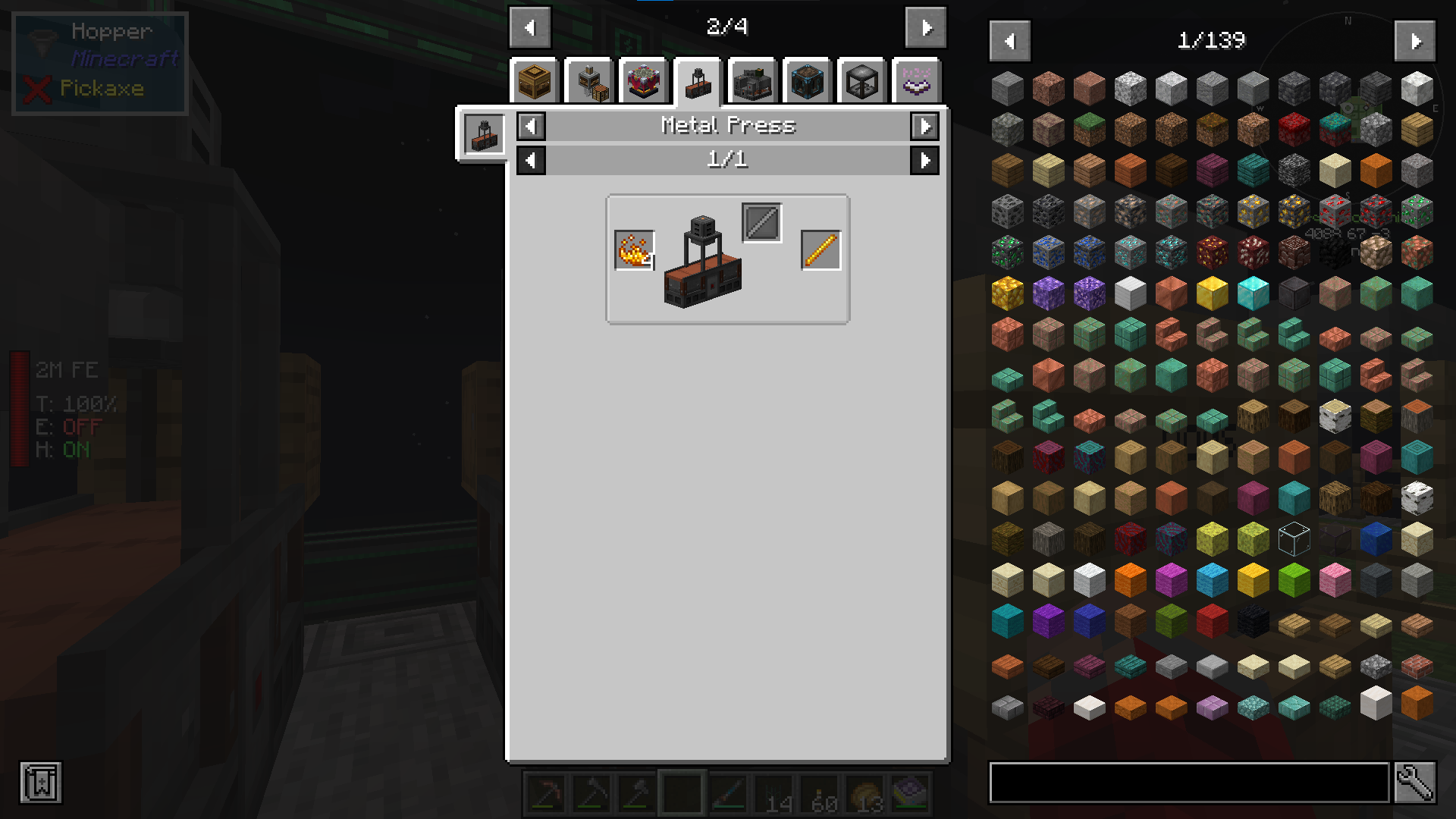 Immersive Engineering Blaze Powder>Blaze Rod Recipe doesn't work