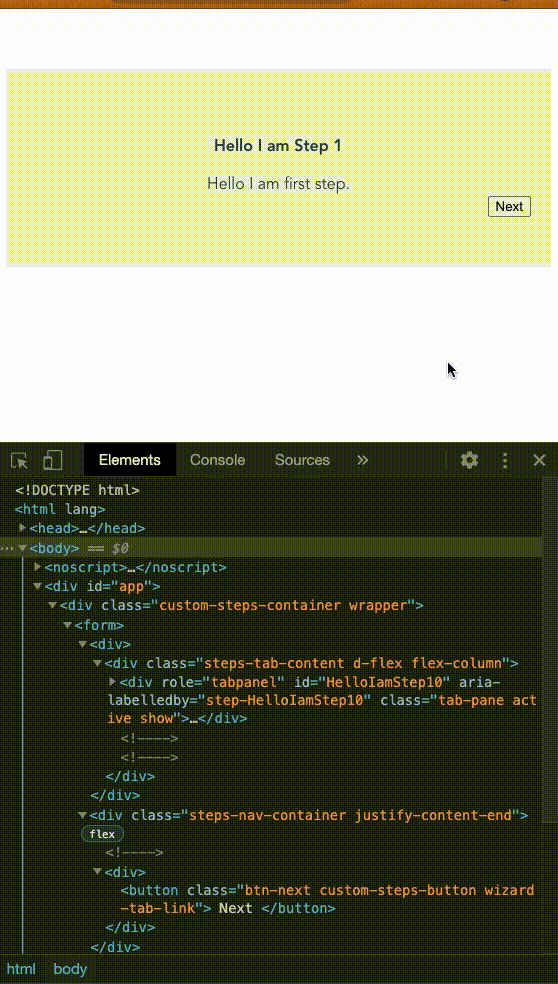 GitHub - kgallarin/vue-custom-steps: Customizable component for steps ...
