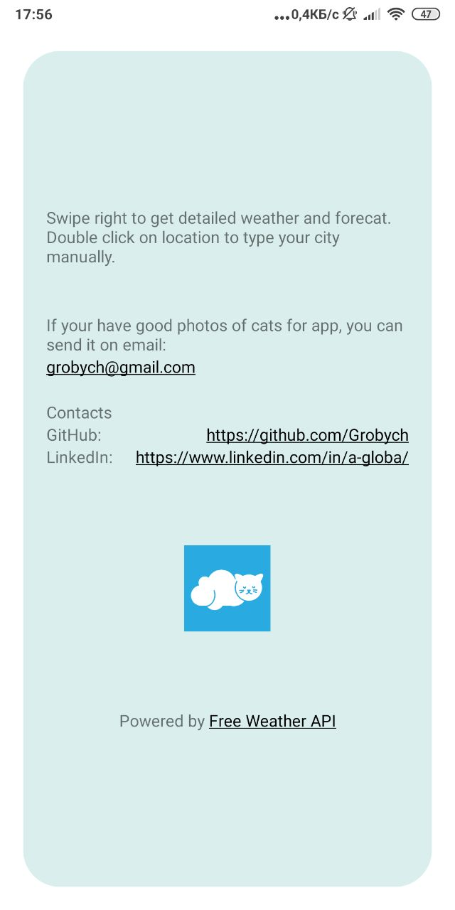 GitHub - Grobych/CatWeather · GitHub
