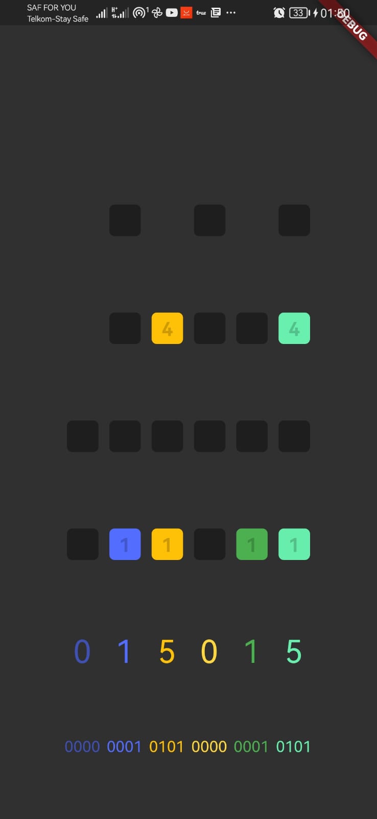 GitHub - onejohi/flutter_binary_clock: This is a binary clock built in ...